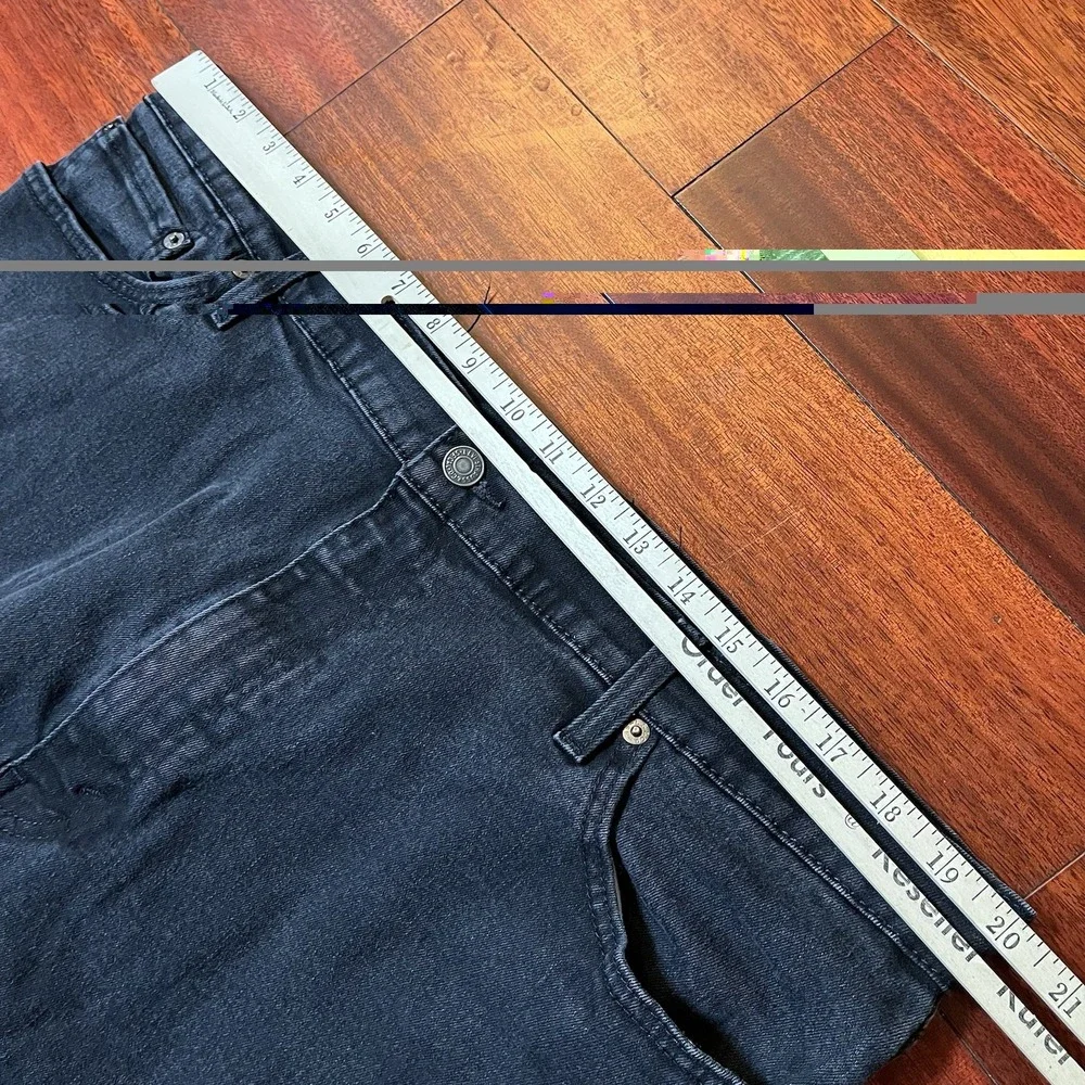 Levis Jeans Mens 40x25 541 Black Athletic Taper Denim Stretch Grunge 18181-0771